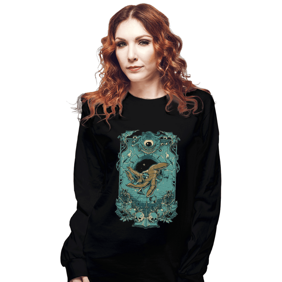 Shirts Long Sleeve Shirts, Unisex / Small / Black Dungeon Master