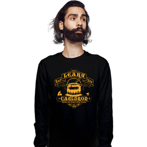 Shirts Long Sleeve Shirts, Unisex / Small / Black Leaky Cauldron