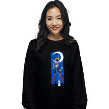 Load image into Gallery viewer, Shirts Long Sleeve Shirts, Unisex / Small / Black Inked Moon
