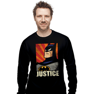 Shirts Long Sleeve Shirts, Unisex / Small / Black Bat Justice