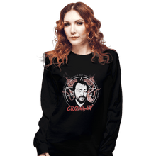 Load image into Gallery viewer, Shirts Long Sleeve Shirts, Unisex / Small / Black Supernatural Crowley
