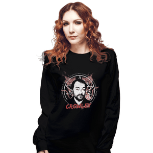 Shirts Long Sleeve Shirts, Unisex / Small / Black Supernatural Crowley