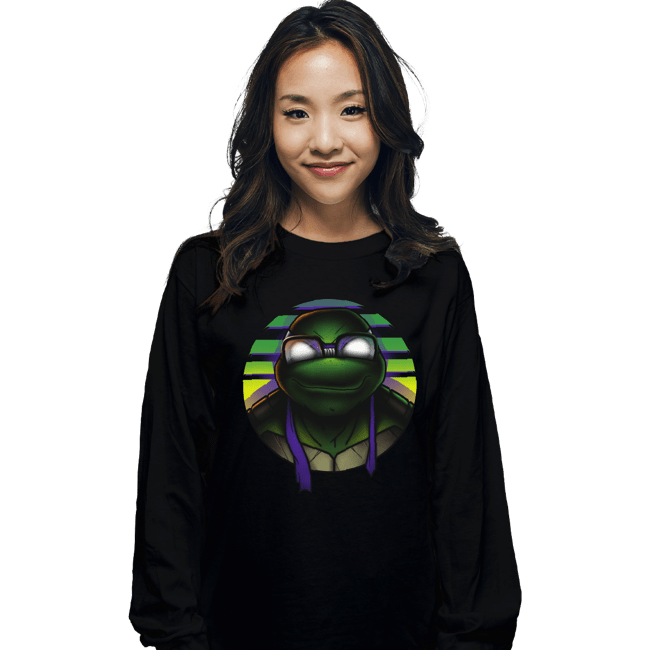 Daily_Deal_Shirts Long Sleeve Shirts, Unisex / Small / Black Mutant Purple