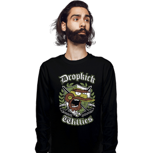 Daily_Deal_Shirts Long Sleeve Shirts, Unisex / Small / Black Dropkick Willies