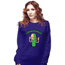 Load image into Gallery viewer, Daily_Deal_Shirts Long Sleeve Shirts, Unisex / Small / Violet Cowabungholio
