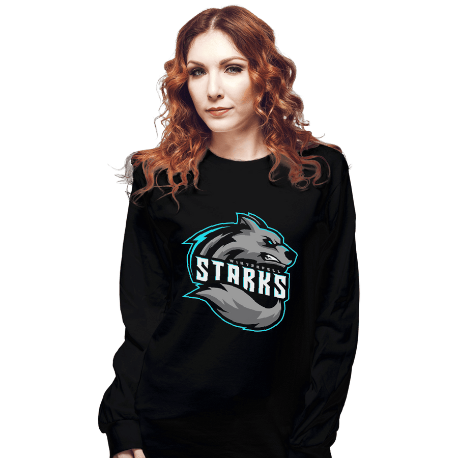 Shirts Long Sleeve Shirts, Unisex / Small / Black Winterfell Starks