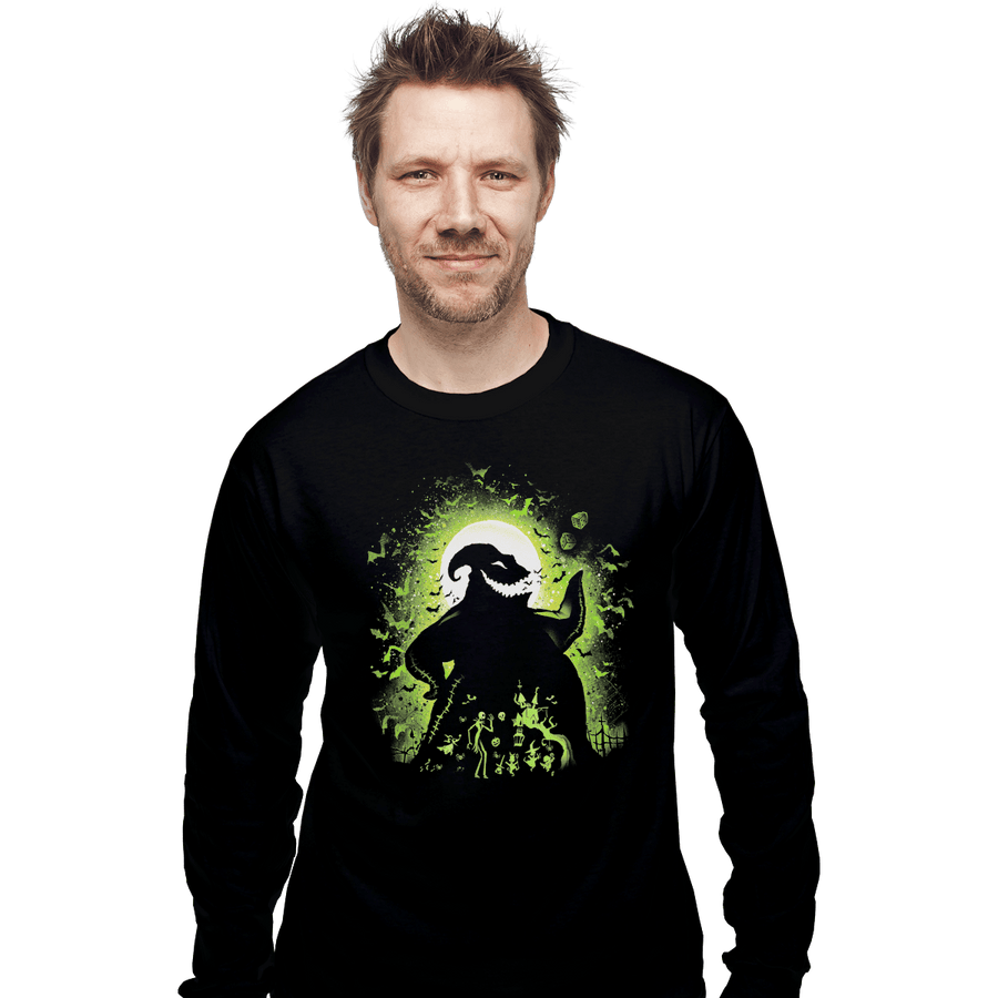 Shirts Long Sleeve Shirts, Unisex / Small / Black Shadow On The Moon