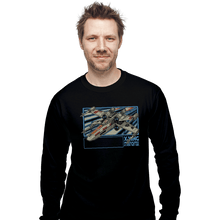 Load image into Gallery viewer, Shirts Long Sleeve Shirts, Unisex / Small / Black Rebel Star Fighter
