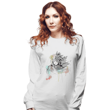Load image into Gallery viewer, Secret_Shirts Long Sleeve Shirts, Unisex / Small / White Watercolor Howl
