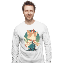 Load image into Gallery viewer, Daily_Deal_Shirts Long Sleeve Shirts, Unisex / Small / White Shinra Spy Moggy
