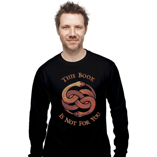 Secret_Shirts Long Sleeve Shirts, Unisex / Small / Black The Endless Book