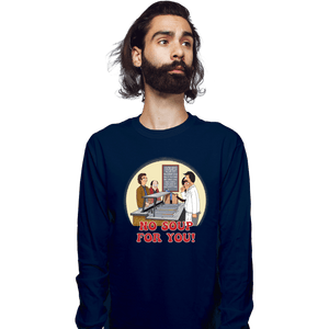 Daily_Deal_Shirts Long Sleeve Shirts, Unisex / Small / Navy Seinfeld's Soup