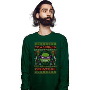 Shirts Long Sleeve Shirts, Unisex / Small / Forest Donatello Christmas