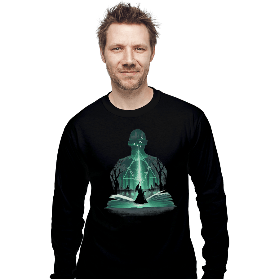 Shirts Long Sleeve Shirts, Unisex / Small / Black The 7th Book Of Magic