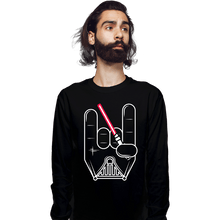 Load image into Gallery viewer, Shirts Long Sleeve Shirts, Unisex / Small / Black Darth Rock
