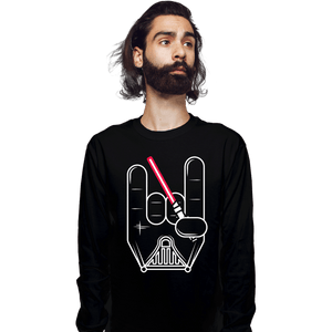 Shirts Long Sleeve Shirts, Unisex / Small / Black Darth Rock