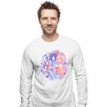 Load image into Gallery viewer, Shirts Long Sleeve Shirts, Unisex / Small / White Dirty Pair

