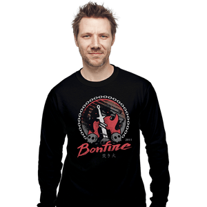 Shirts Long Sleeve Shirts, Unisex / Small / Black Bonfire Moonlight