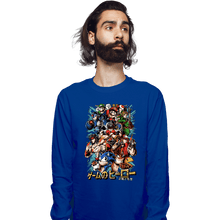 Load image into Gallery viewer, Daily_Deal_Shirts Long Sleeve Shirts, Unisex / Small / Royal Blue Nostalgic Heroes!

