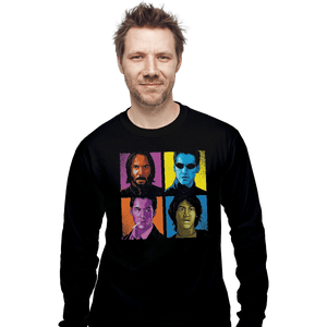 Shirts Long Sleeve Shirts, Unisex / Small / Black Pop Keanu