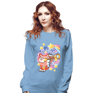 Shirts Long Sleeve Shirts, Unisex / Small / Powder Blue Animal Crossing - Celeste