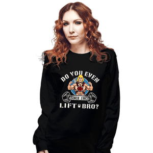 Secret_Shirts Long Sleeve Shirts, Unisex / Small / Black He Man Lifts