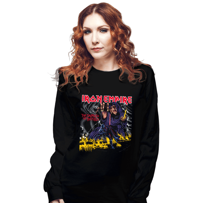 Daily_Deal_Shirts Long Sleeve Shirts, Unisex / Small / Black Iron Empire
