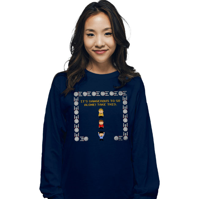 Secret_Shirts Long Sleeve Shirts, Unisex / Small / Navy Redshirt Zelda!