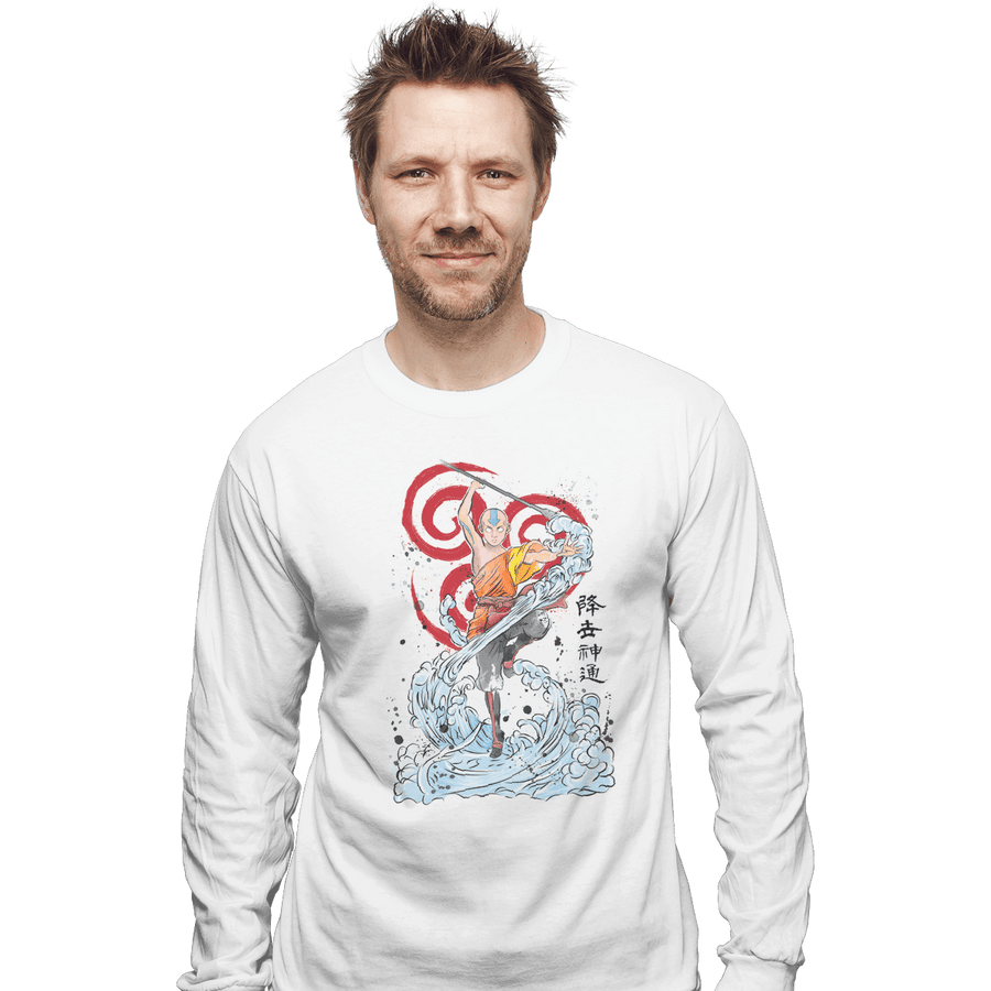 Shirts Long Sleeve Shirts, Unisex / Small / White The Power Of Air Nomads