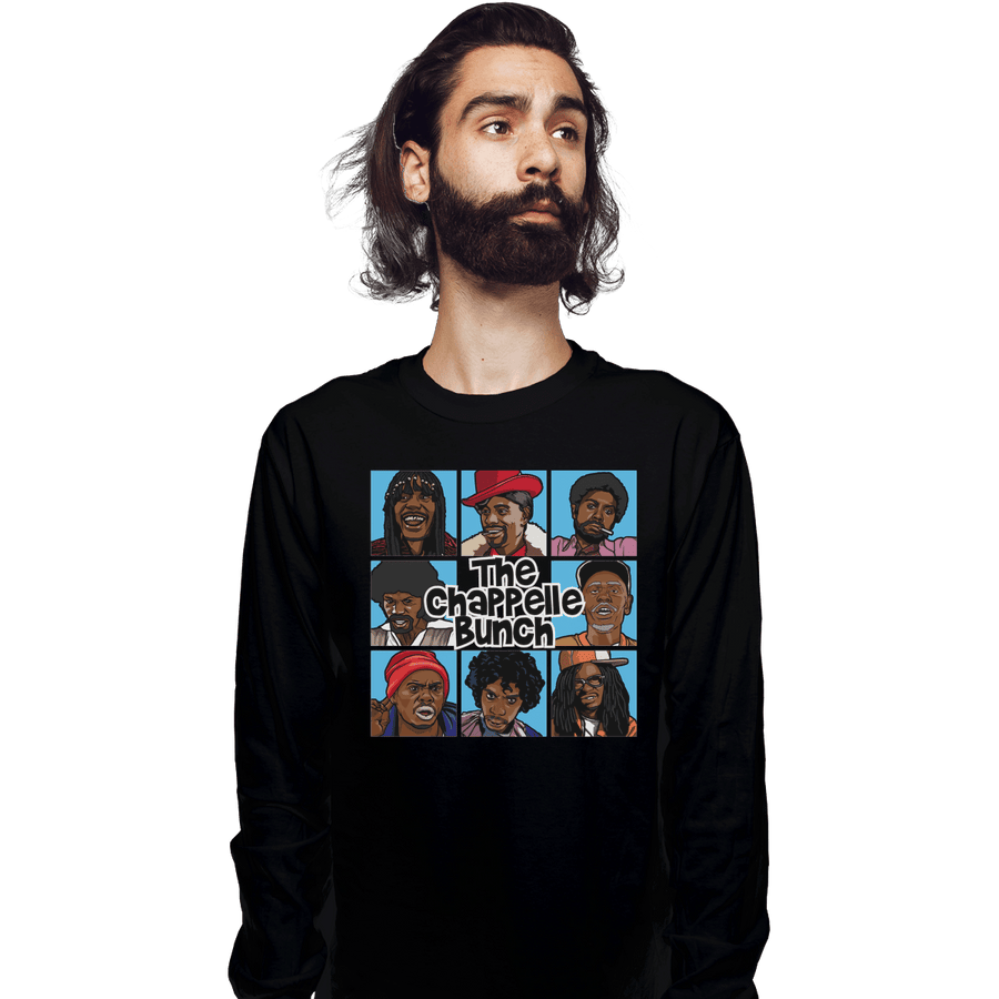 Shirts Long Sleeve Shirts, Unisex / Small / Black The Chappelle Bunch