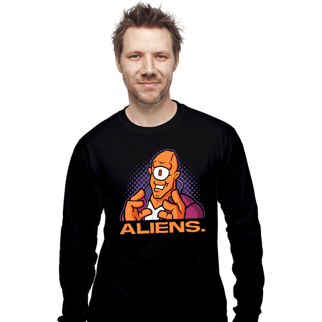 Secret_Shirts Long Sleeve Shirts, Unisex / Small / Black Because Me