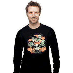 Daily_Deal_Shirts Long Sleeve Shirts, Unisex / Small / Black The Pumpkin Crew