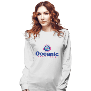 Secret_Shirts Long Sleeve Shirts, Unisex / Small / White Oceanic Airlines Sale
