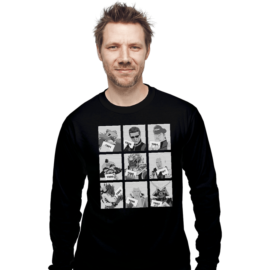 Shirts Long Sleeve Shirts, Unisex / Small / Black Game Villains
