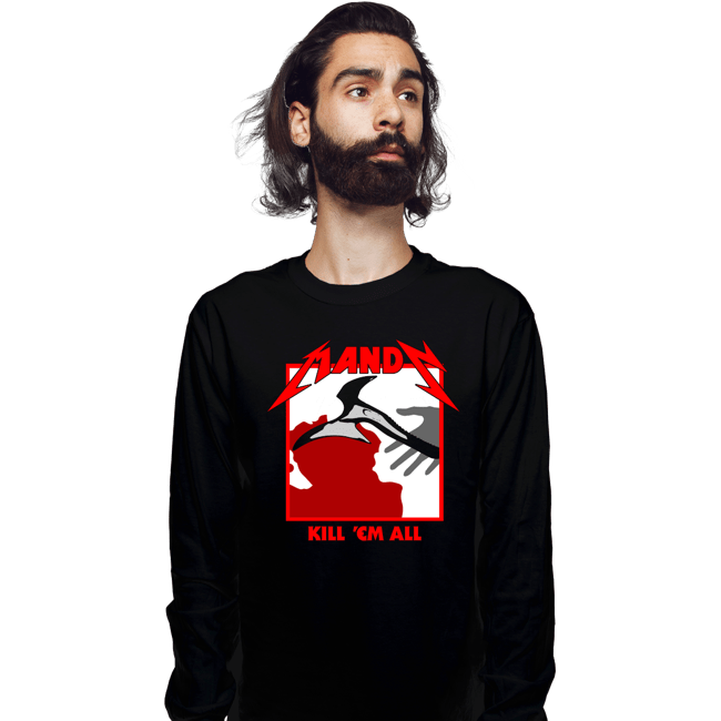 Shirts Long Sleeve Shirts, Unisex / Small / Black Mandy Em All