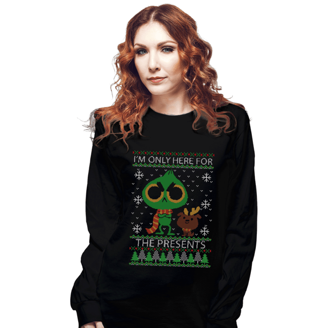 Daily_Deal_Shirts Long Sleeve Shirts, Unisex / Small / Black For The Presents