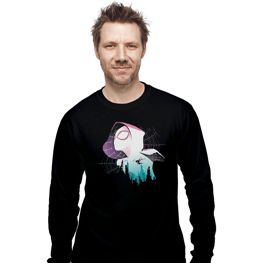 Shirts Long Sleeve Shirts, Unisex / Small / Black Spider Gwen