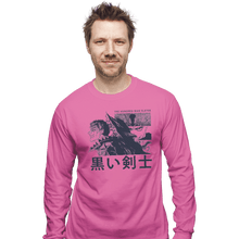 Load image into Gallery viewer, Shirts Long Sleeve Shirts, Unisex / Small / Azalea The Black Swordsman
