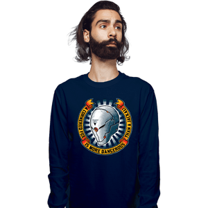 Secret_Shirts Long Sleeve Shirts, Unisex / Small / Navy A Cornered Fox