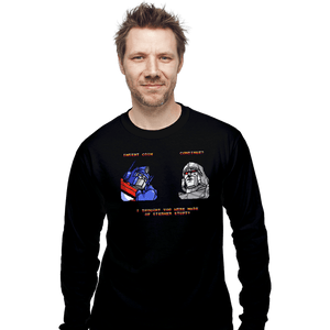 Daily_Deal_Shirts Long Sleeve Shirts, Unisex / Small / Black Cybertron Fighter