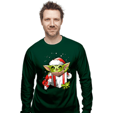 Load image into Gallery viewer, Daily_Deal_Shirts Long Sleeve Shirts, Unisex / Small / Forest The Force Of Christmas
