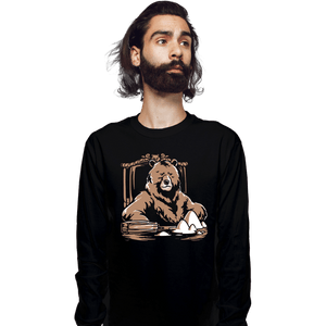 Daily_Deal_Shirts Long Sleeve Shirts, Unisex / Small / Black Bearface