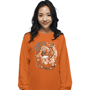 Daily_Deal_Shirts Long Sleeve Shirts, Unisex / Small / Orange Magic Princess