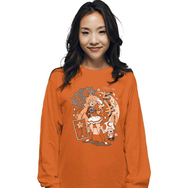 Daily_Deal_Shirts Long Sleeve Shirts, Unisex / Small / Orange Magic Princess