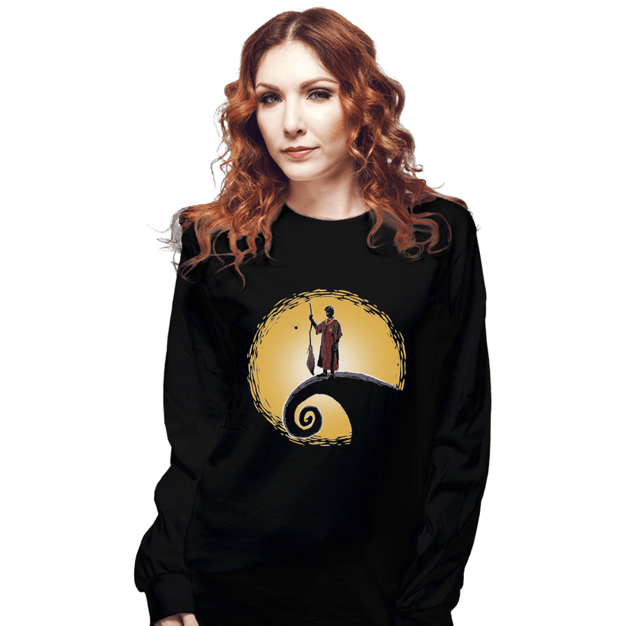 Shirts Long Sleeve Shirts, Unisex / Small / Black Quidditch Before Christmas