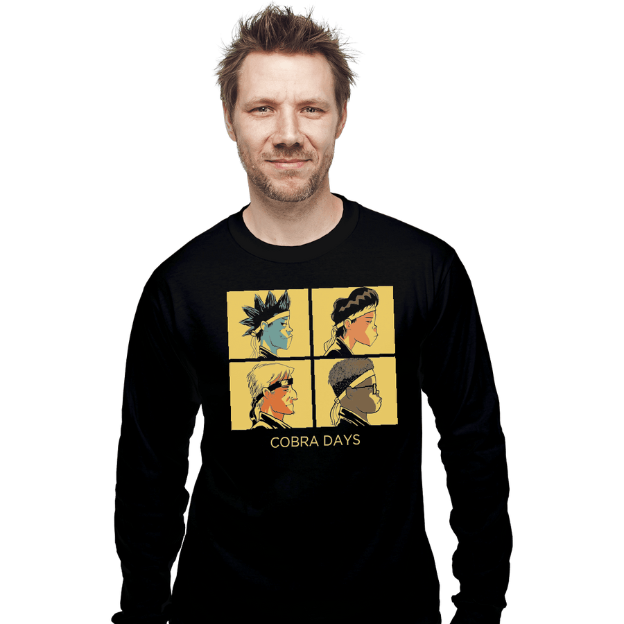 Shirts Long Sleeve Shirts, Unisex / Small / Black Cobra Days