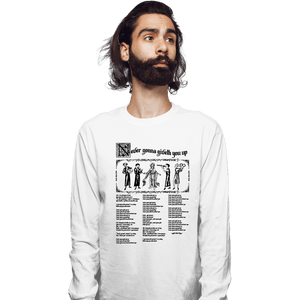 Daily_Deal_Shirts Long Sleeve Shirts, Unisex / Small / White Never Gonna Giveth