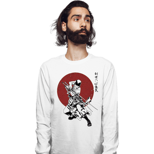 Shirts Long Sleeve Shirts, Unisex / Small / White Sword's Master