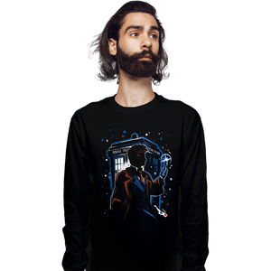 Secret_Shirts Long Sleeve Shirts, Unisex / Small / Black The Tenth Doctor