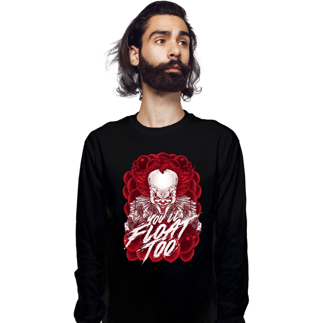 Secret_Shirts Long Sleeve Shirts, Unisex / Small / Black The Clown